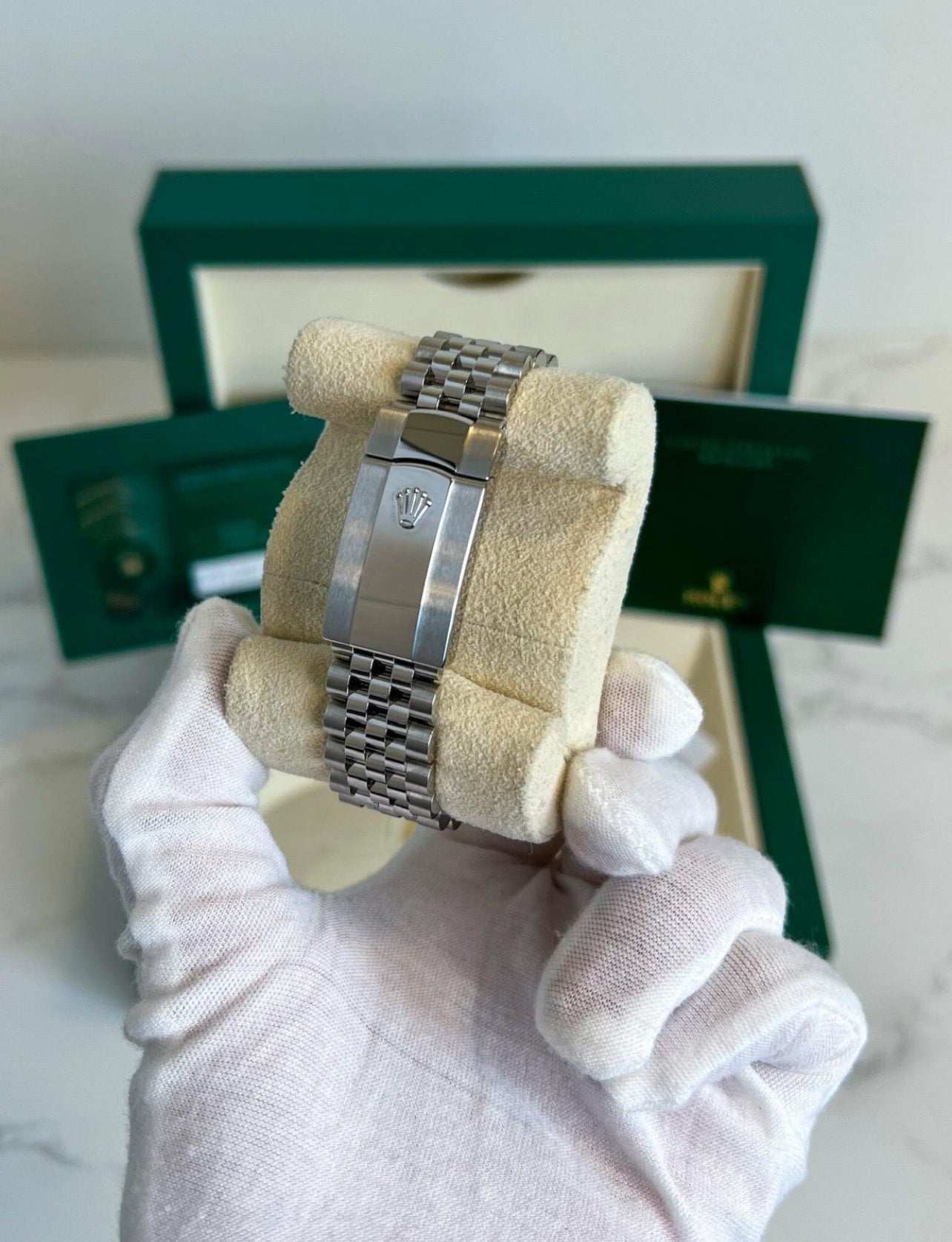 ROLEX DATEJUST JUBILÉE MINT GREEN